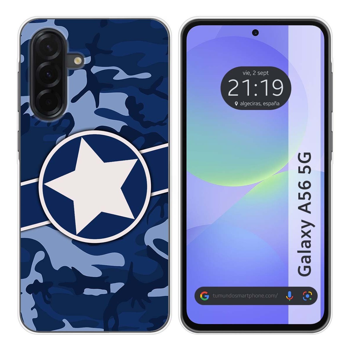 Funda Silicona para Samsung Galaxy A56 5G diseño Camuflaje 03 Dibujos