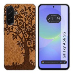 Funda Silicona para Samsung Galaxy A56 5G diseño Cuero 03 Dibujos