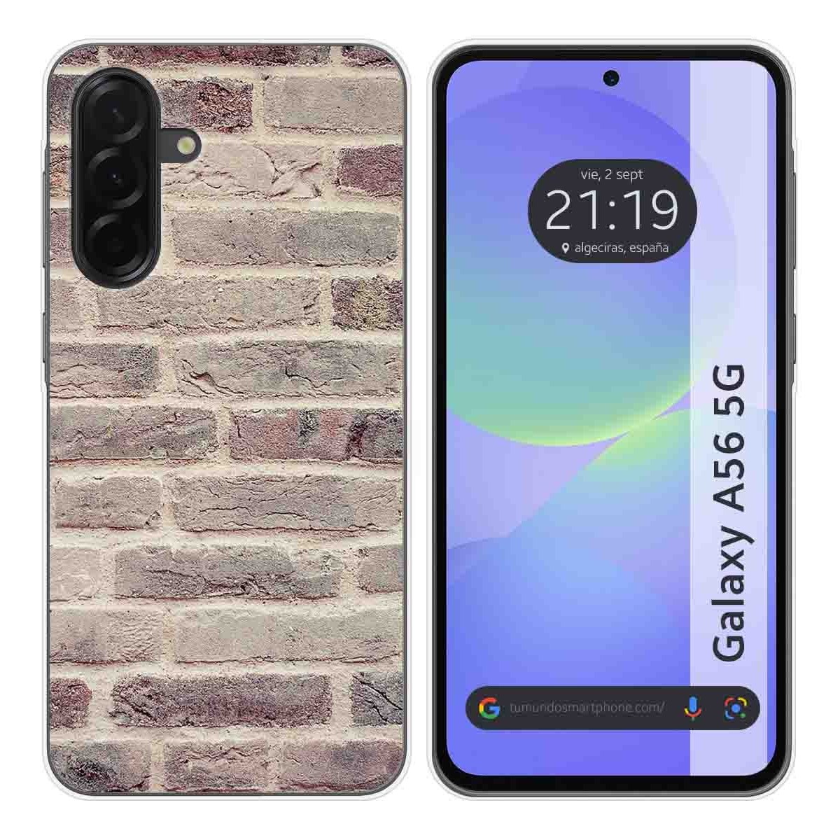 Funda Silicona para Samsung Galaxy A56 5G diseño Ladrillo 01 Dibujos