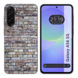 Funda Silicona para Samsung Galaxy A56 5G diseño Ladrillo 02 Dibujos