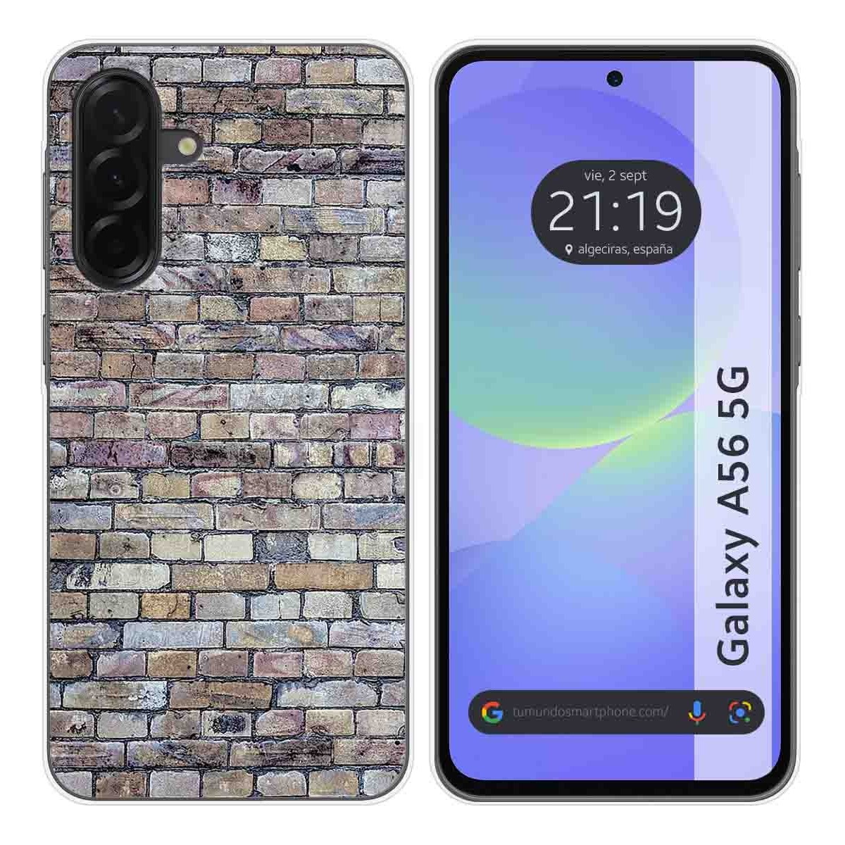 Funda Silicona para Samsung Galaxy A56 5G diseño Ladrillo 02 Dibujos