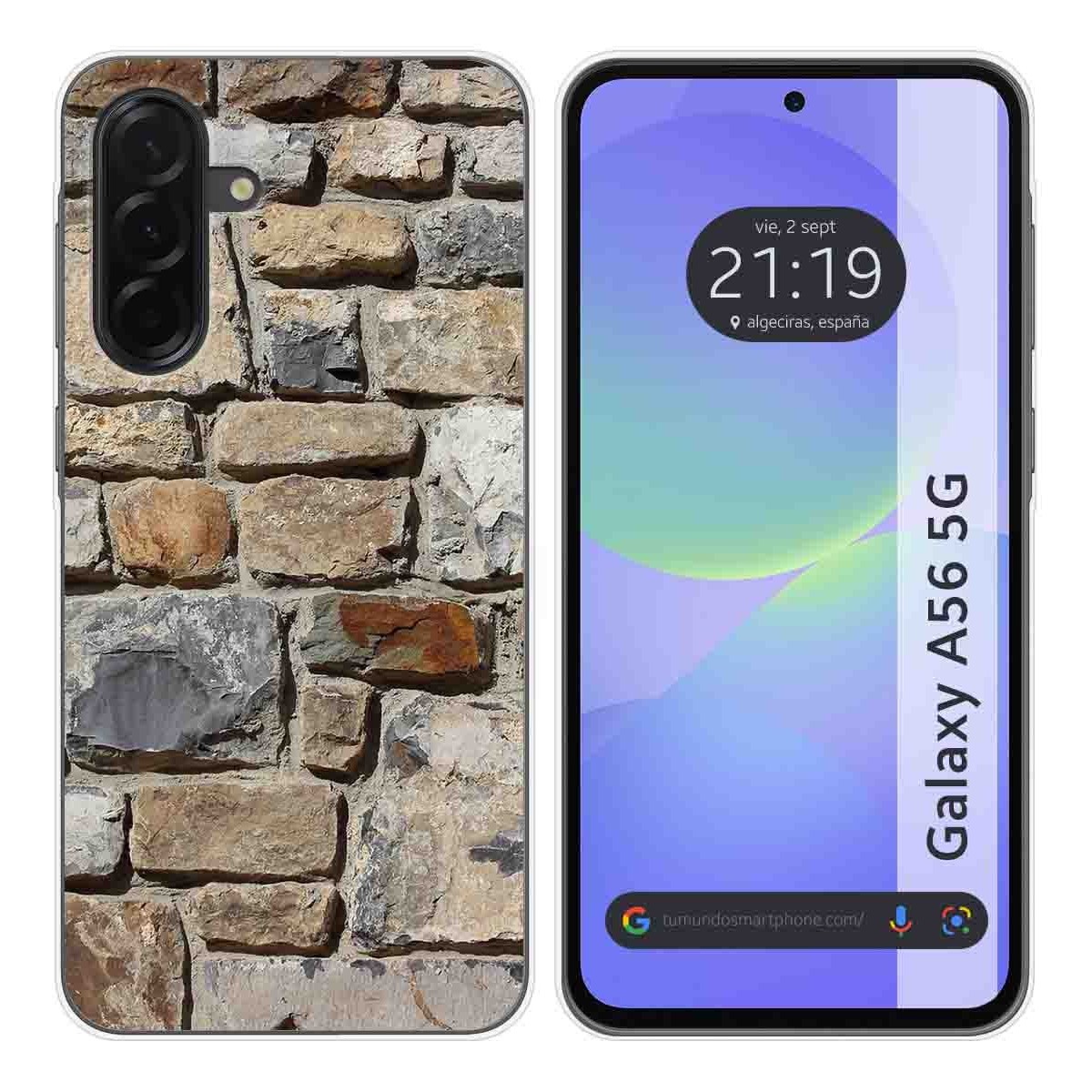 Funda Silicona para Samsung Galaxy A56 5G diseño Ladrillo 03 Dibujos