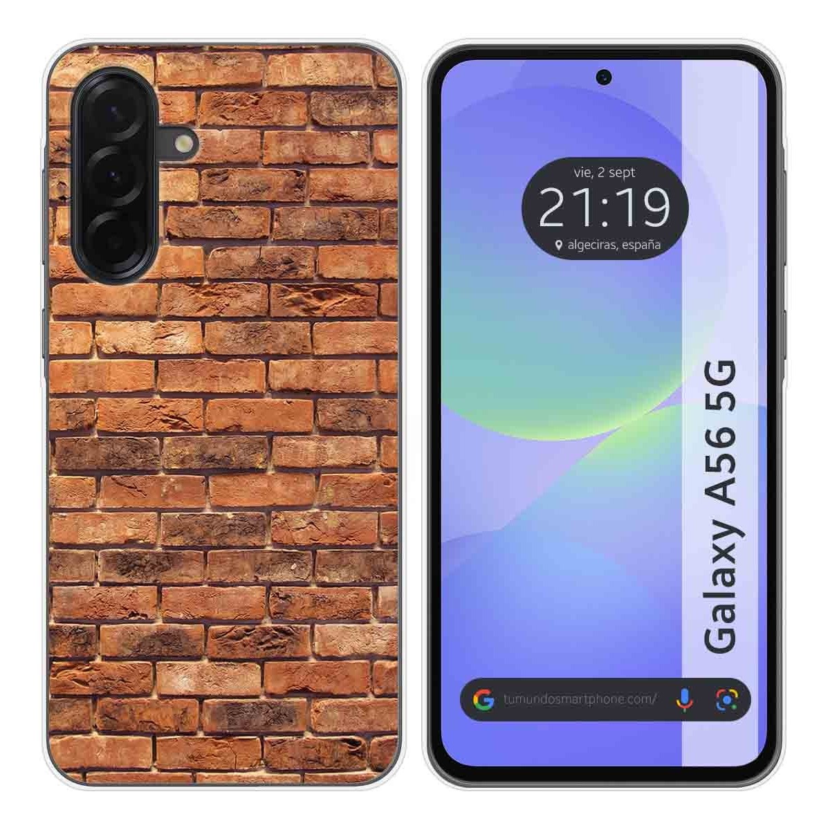Funda Silicona para Samsung Galaxy A56 5G diseño Ladrillo 04 Dibujos
