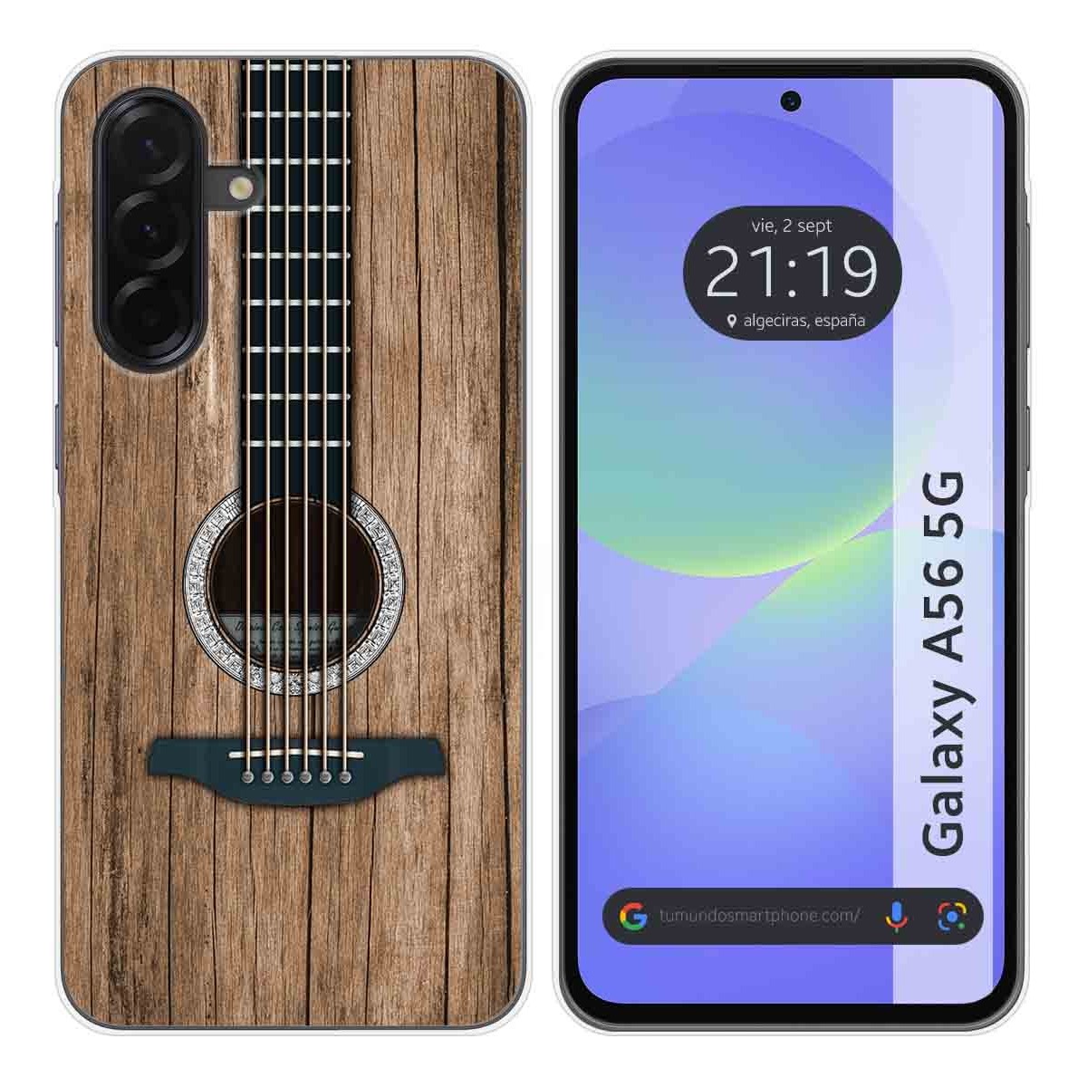 Funda Silicona para Samsung Galaxy A56 5G diseño Madera 11 Dibujos