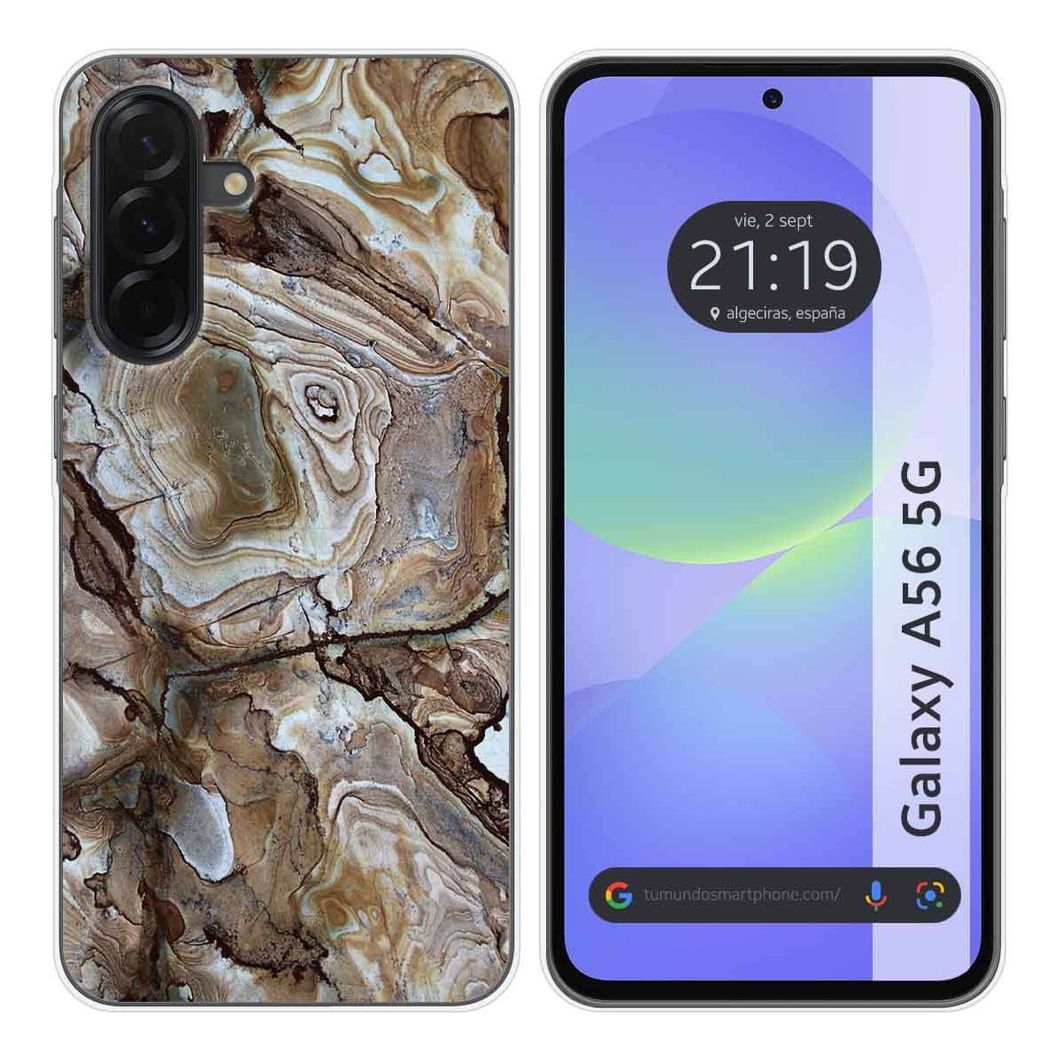 Funda Silicona para Samsung Galaxy A56 5G diseño Mármol 14 Dibujos