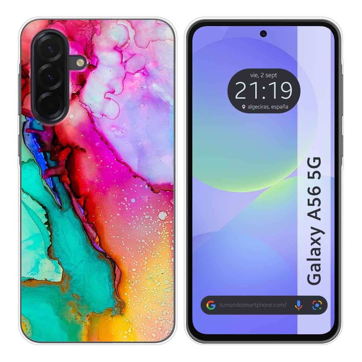 Funda Silicona para Samsung Galaxy A56 5G diseño Mármol 15 Dibujos