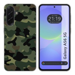 Funda Silicona para Samsung Galaxy A56 5G diseño Camuflaje Dibujos