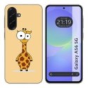 Funda Silicona para Samsung Galaxy A56 5G diseño Jirafa Dibujos