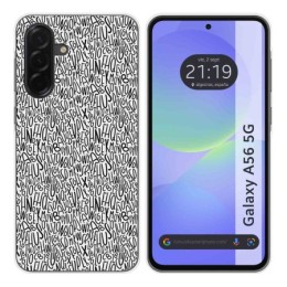Funda Silicona para Samsung Galaxy A56 5G diseño Letras Dibujos