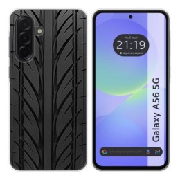 Funda Silicona para Samsung Galaxy A56 5G diseño Neumatico Dibujos
