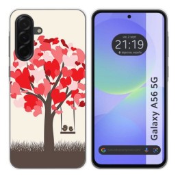 Funda Silicona para Samsung Galaxy A56 5G diseño Pajaritos Dibujos