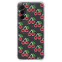 Funda Silicona Antigolpes para Samsung Galaxy A56 5G diseño Cerezas Dibujos