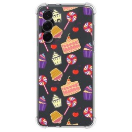 Funda Silicona Antigolpes para Samsung Galaxy A56 5G diseño Dulces 01 Dibujos