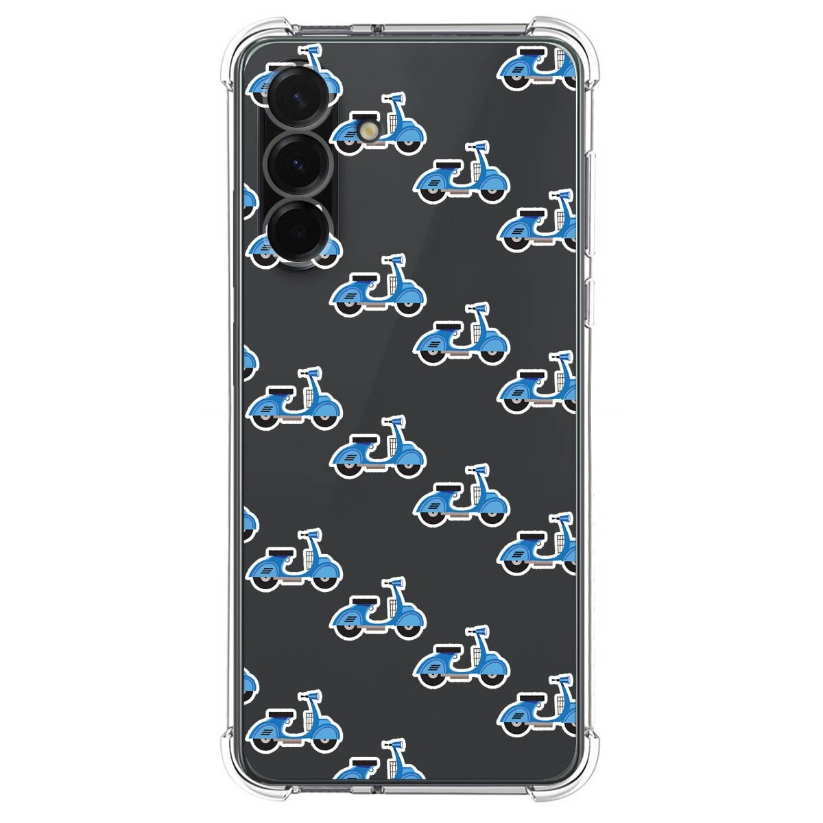 Funda Silicona Antigolpes para Samsung Galaxy A56 5G diseño Scooter Dibujos