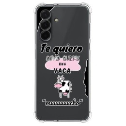Funda Silicona Antigolpes para Samsung Galaxy A56 5G diseño Vaca Dibujos