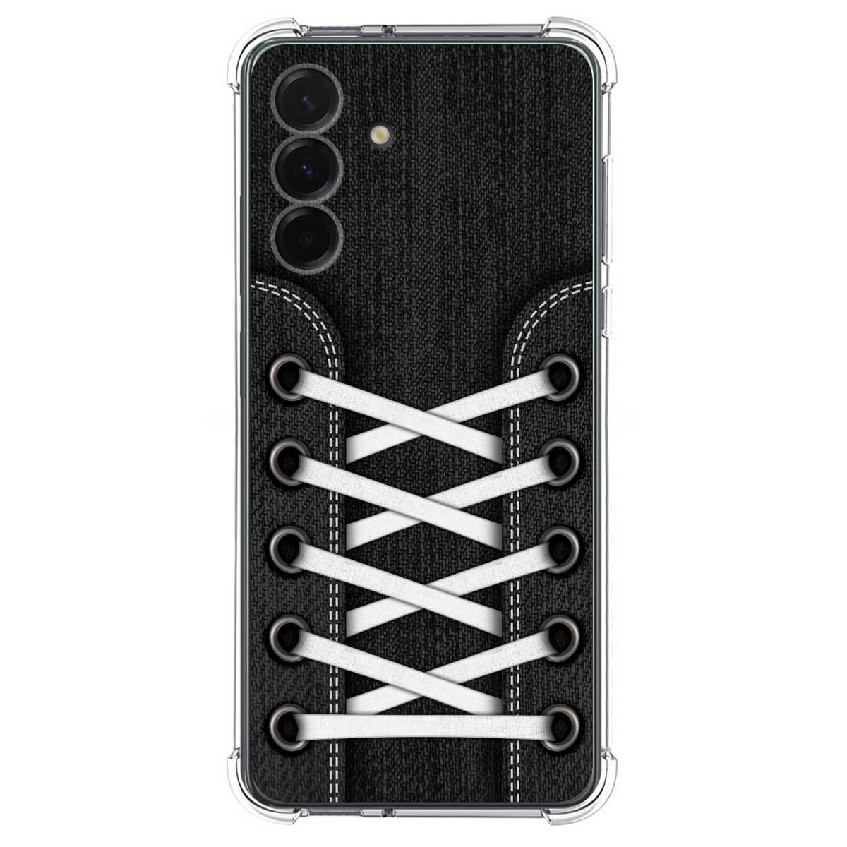 Funda Silicona Antigolpes para Samsung Galaxy A56 5G diseño Zapatillas 02 Dibujos