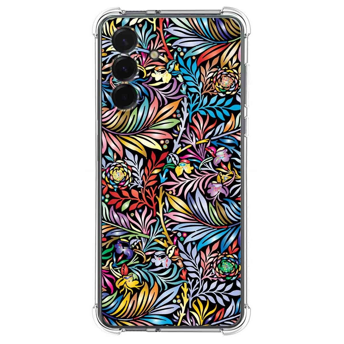 Funda Silicona Antigolpes para Samsung Galaxy A56 5G diseño Flores 04 Dibujos