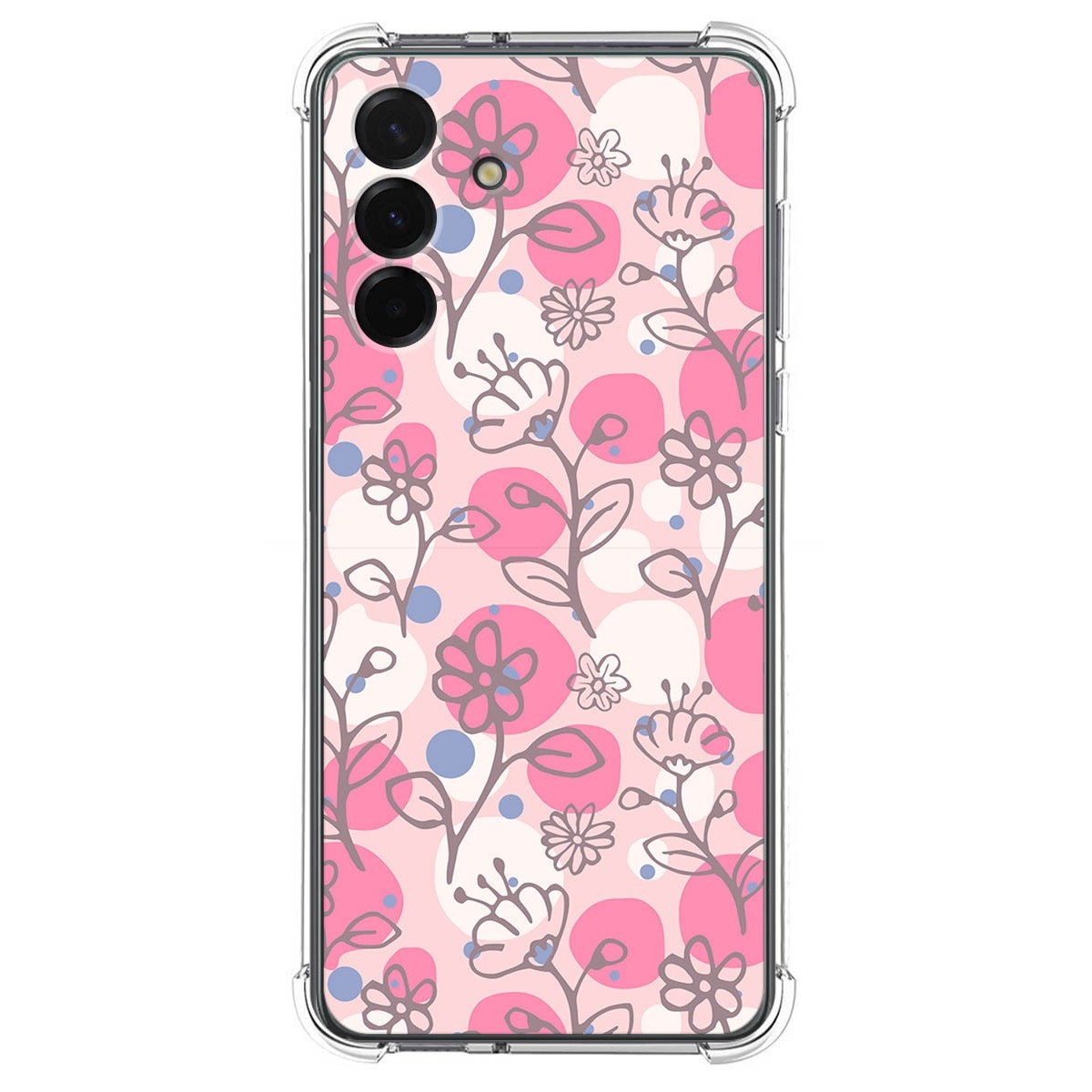 Funda Silicona Antigolpes para Samsung Galaxy A56 5G diseño Flores 07 Dibujos