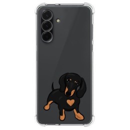 Funda Silicona Antigolpes para Samsung Galaxy A56 5G diseño Perros 04 Dibujos