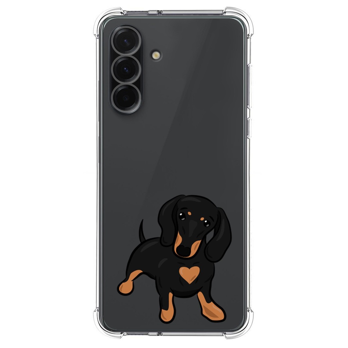 Funda Silicona Antigolpes para Samsung Galaxy A56 5G diseño Perros 04 Dibujos