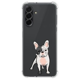 Funda Silicona Antigolpes para Samsung Galaxy A56 5G diseño Perros 06 Dibujos