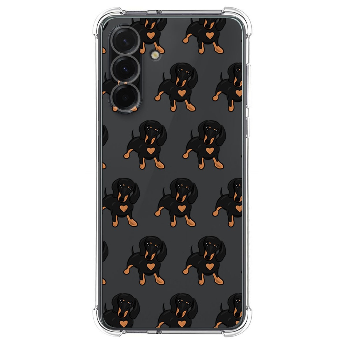 Funda Silicona Antigolpes para Samsung Galaxy A56 5G diseño Perros 10 Dibujos