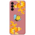 Funda Silicona Líquida Rosa para Samsung Galaxy A56 5G diseño Abeja Dibujos