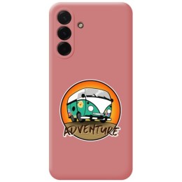 Funda Silicona Líquida Rosa para Samsung Galaxy A56 5G diseño Adventure Dibujos