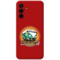 Funda Silicona Líquida Roja para Samsung Galaxy A56 5G diseño Adventure Dibujos