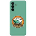 Funda Silicona Líquida Verde para Samsung Galaxy A56 5G diseño Adventure Dibujos
