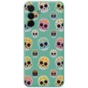 Funda Silicona Líquida Verde para Samsung Galaxy A56 5G diseño Catrina Dibujos