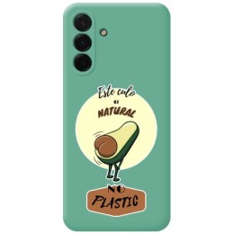 Funda Silicona Líquida Verde para Samsung Galaxy A56 5G diseño Culo Natural Dibujos