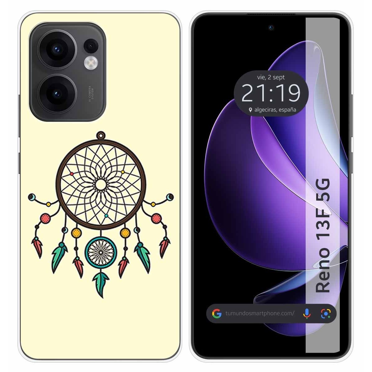 Funda Silicona para Oppo Reno 13FS 4G / 13 FS 5G diseño Atrapasueños Dibujos