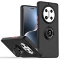 Funda Mate con Borde Negro y Anillo Giratorio 360 para Huawei Honor Magic 7 Lite 5G
