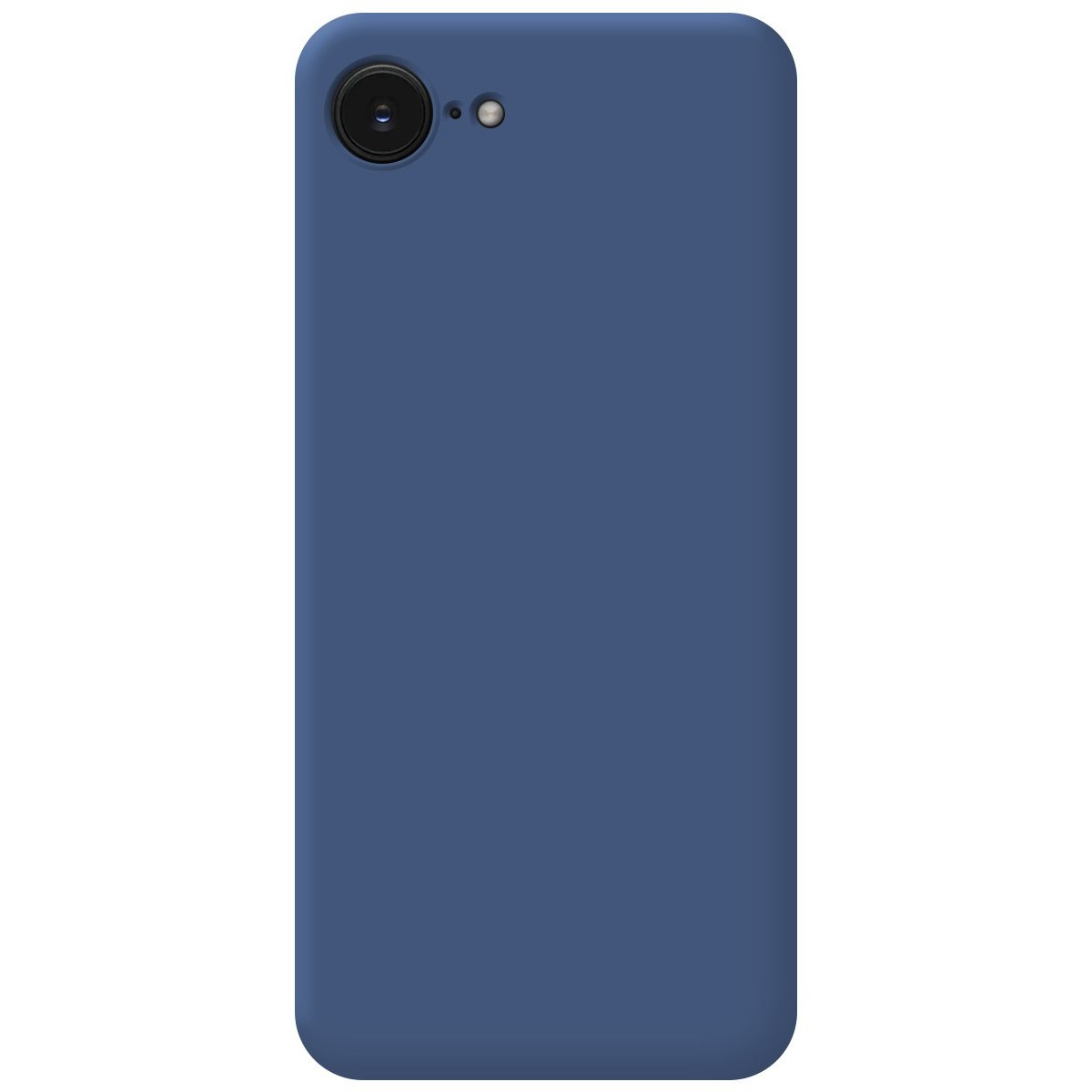 Funda Silicona Líquida Ultra Suave para iPhone 16e (6.1) color Azul
