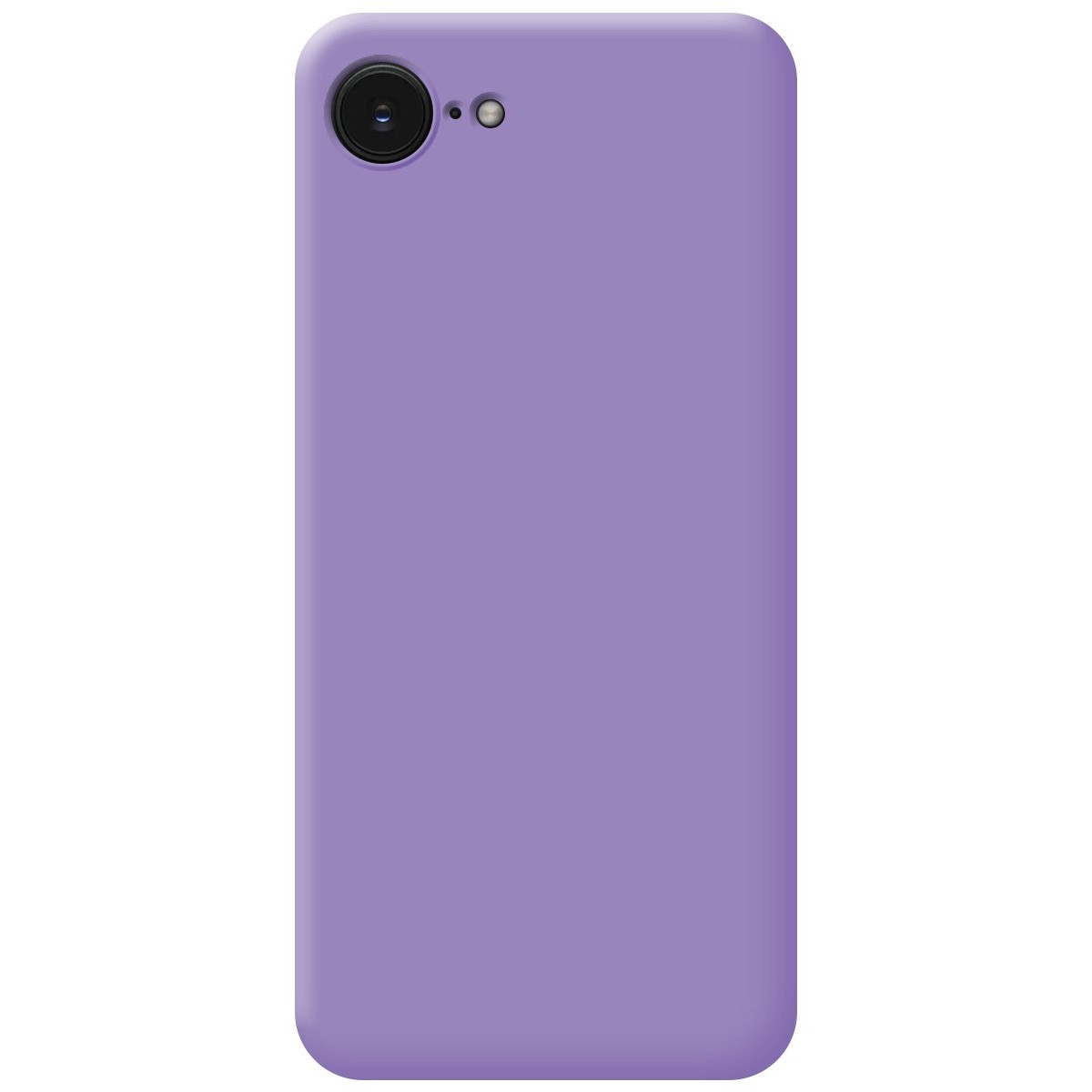 Funda Silicona Líquida Ultra Suave para iPhone 16e (6.1) color Morada