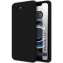 Funda Silicona Líquida Ultra Suave para iPhone 16e (6.1) color Negra