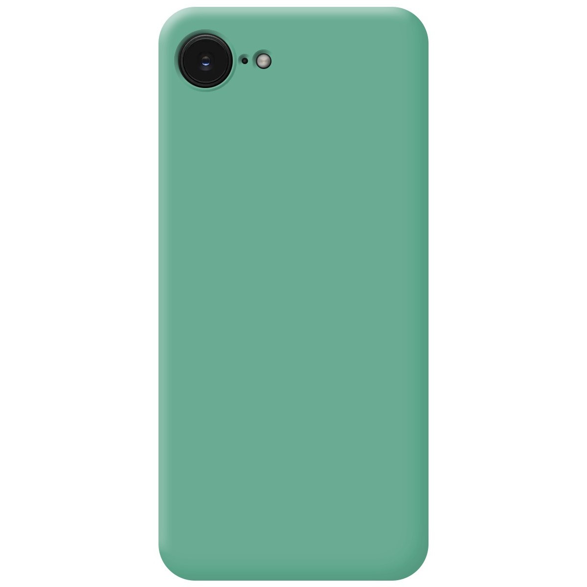 Funda Silicona Líquida Ultra Suave para iPhone 16e (6.1) color Verde