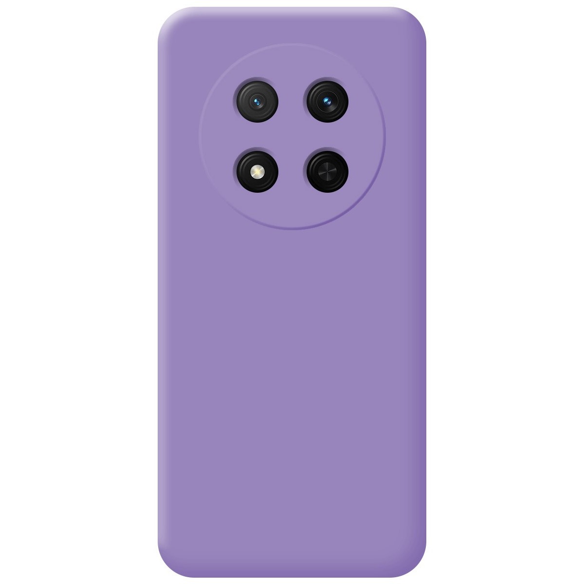 Funda Silicona Líquida Ultra Suave para Huawei Honor Magic 7 Lite 5G color Morada