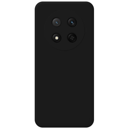 Funda Silicona Líquida Ultra Suave para Huawei Honor Magic 7 Lite 5G color Negra