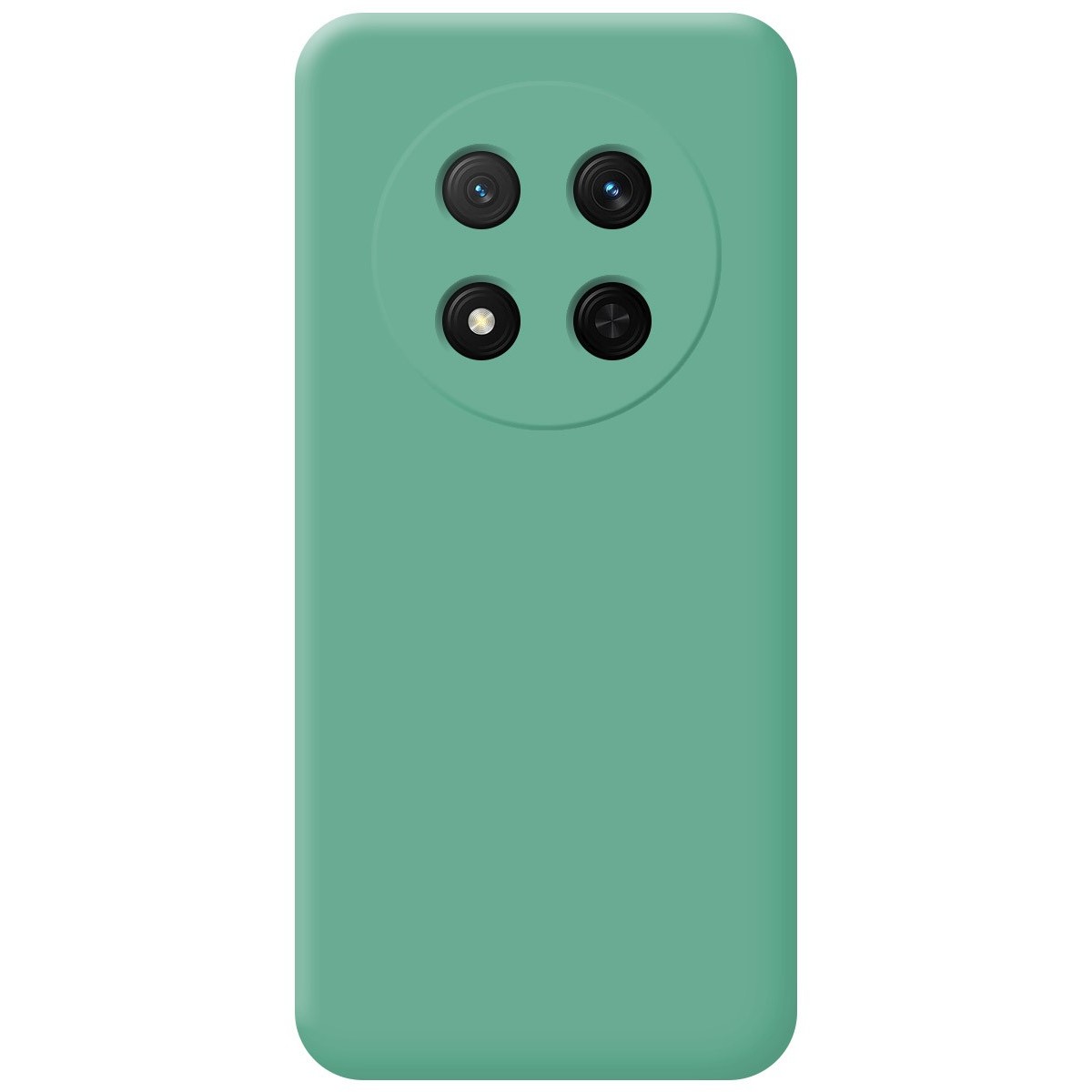 Funda Silicona Líquida Ultra Suave para Huawei Honor Magic 7 Lite 5G color Verde