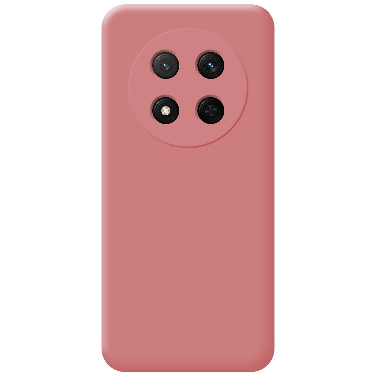 Funda Silicona Líquida Ultra Suave para Huawei Honor Magic 7 Lite 5G color Rosa