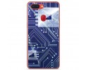 Funda Gel Tpu para Oppo R15 Pro Diseño Circuito Dibujos