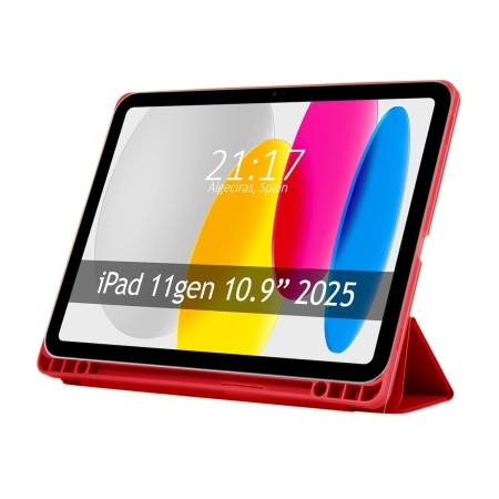 Funda con tapa Smart para iPad 11ª Gen. 10.9 (2025) color Roja