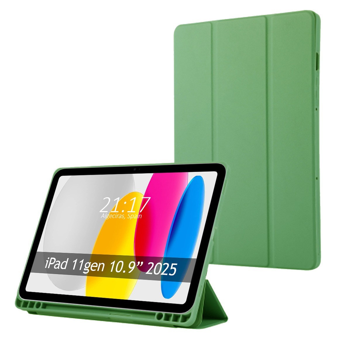 Funda con tapa Smart para iPad 11ª Gen. 10.9 (2025) color Verde