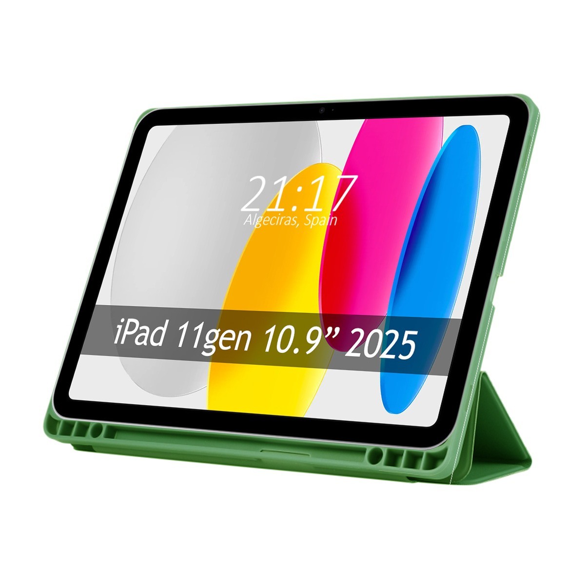 Funda con tapa Smart para iPad 11ª Gen. 10.9 (2025) color Verde