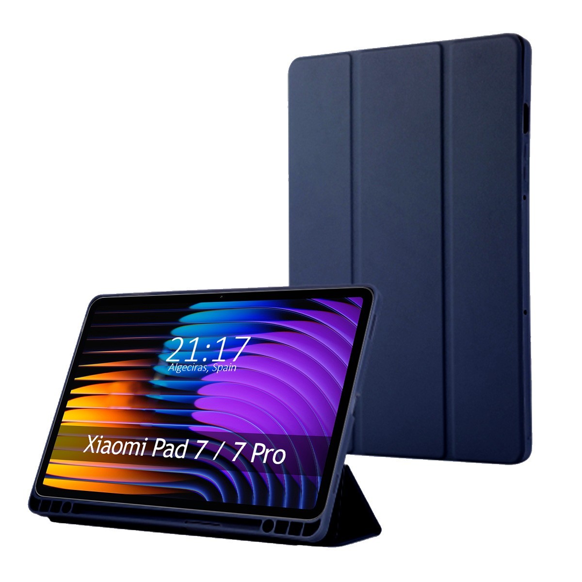 Funda con tapa Smart para Xiaomi Pad 7 / 7 Pro color Azul