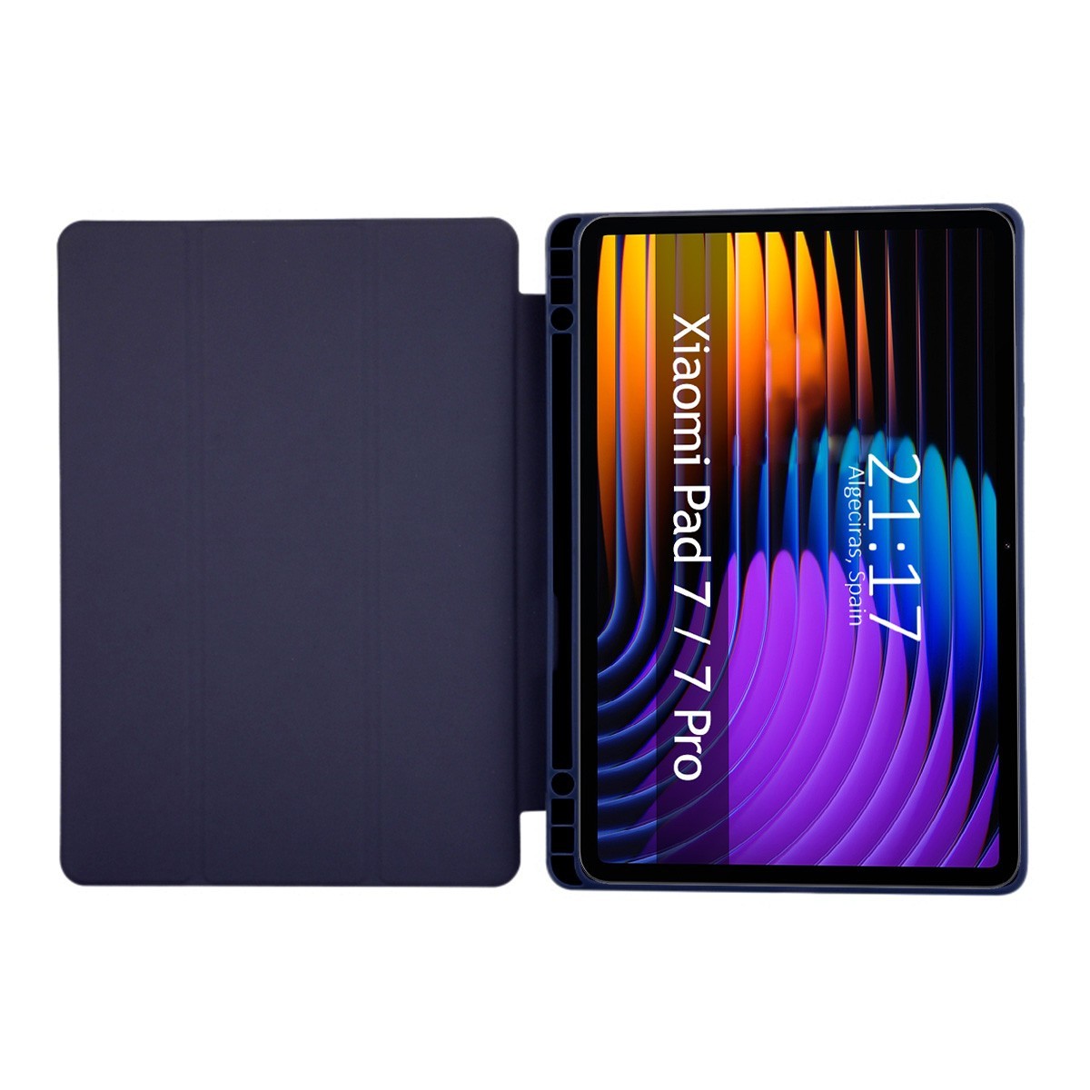 Funda con tapa Smart para Xiaomi Pad 7 / 7 Pro color Azul