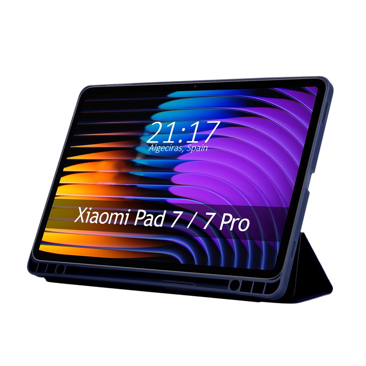 Funda con tapa Smart para Xiaomi Pad 7 / 7 Pro color Azul