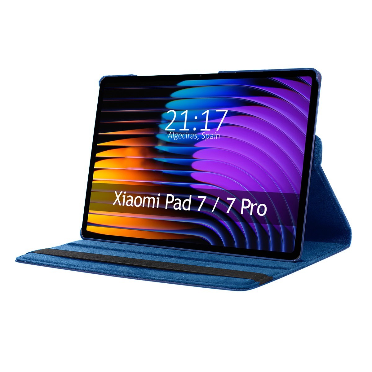 Funda Giratoria 360 para Xiaomi Pad 7 / 7 Pro color Azul